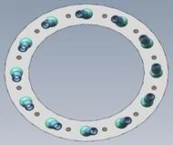 thrust vector nozzle-rotate right